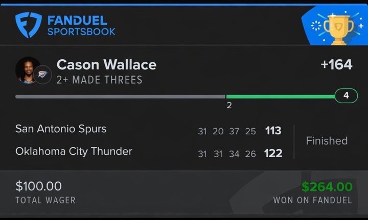 Graded pick — parlay won on FanDuel