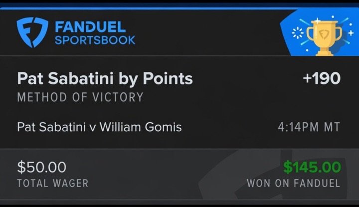 Graded pick — won on FanDuel